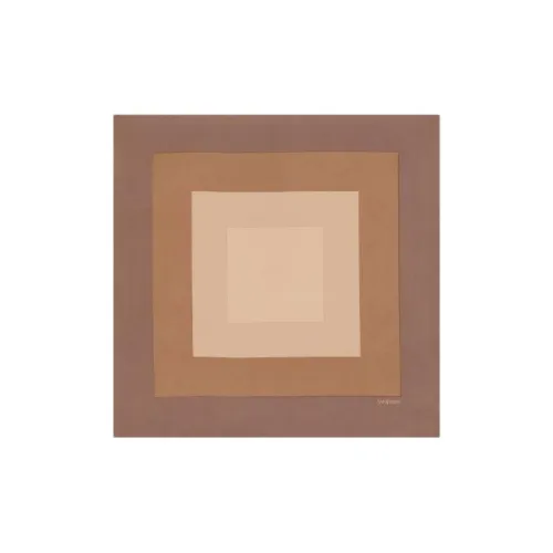 SAINT LAURENT Silk Silk Scarves Men's Brown