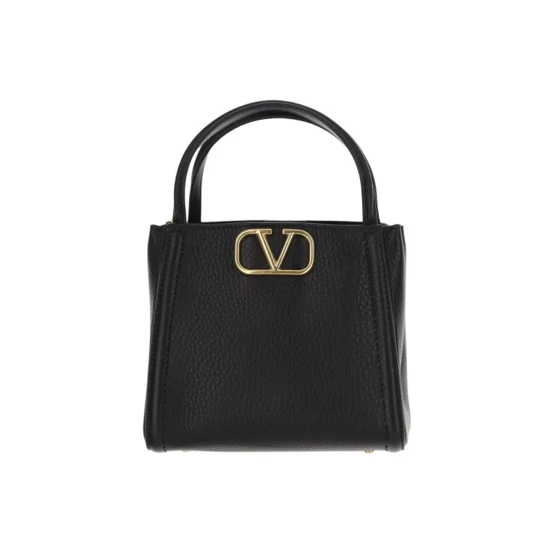 Valentino Alltime Logo Plaque Top Handle Bag-0