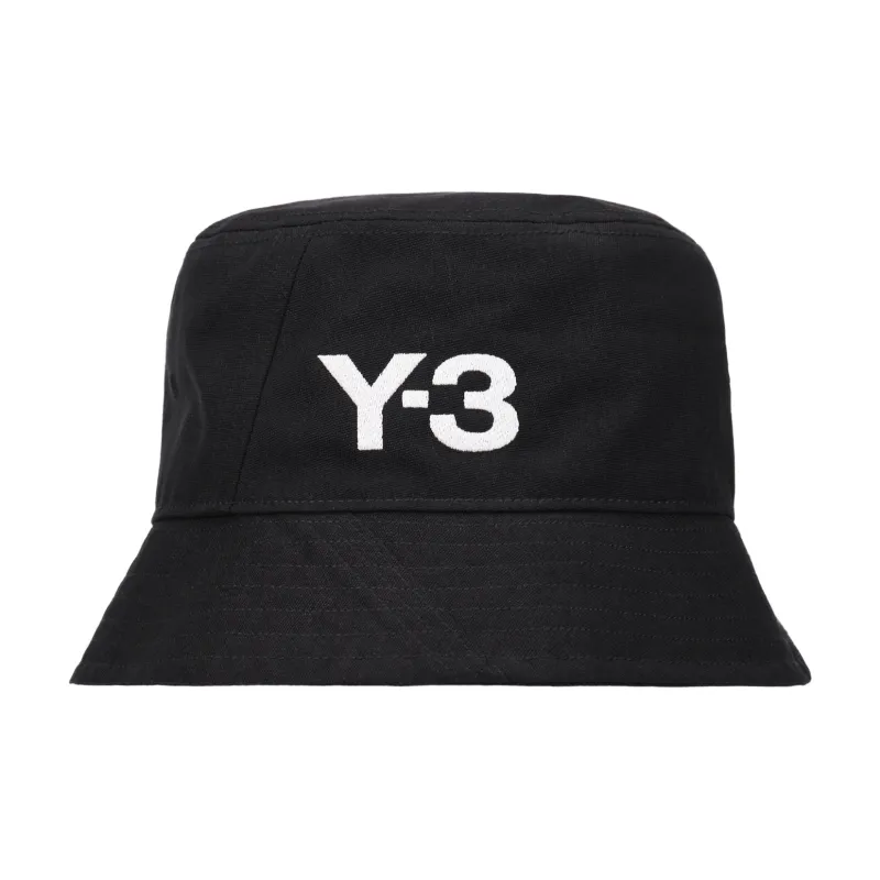 Y 3 Polyester Bucket Hats Unisex Black-0