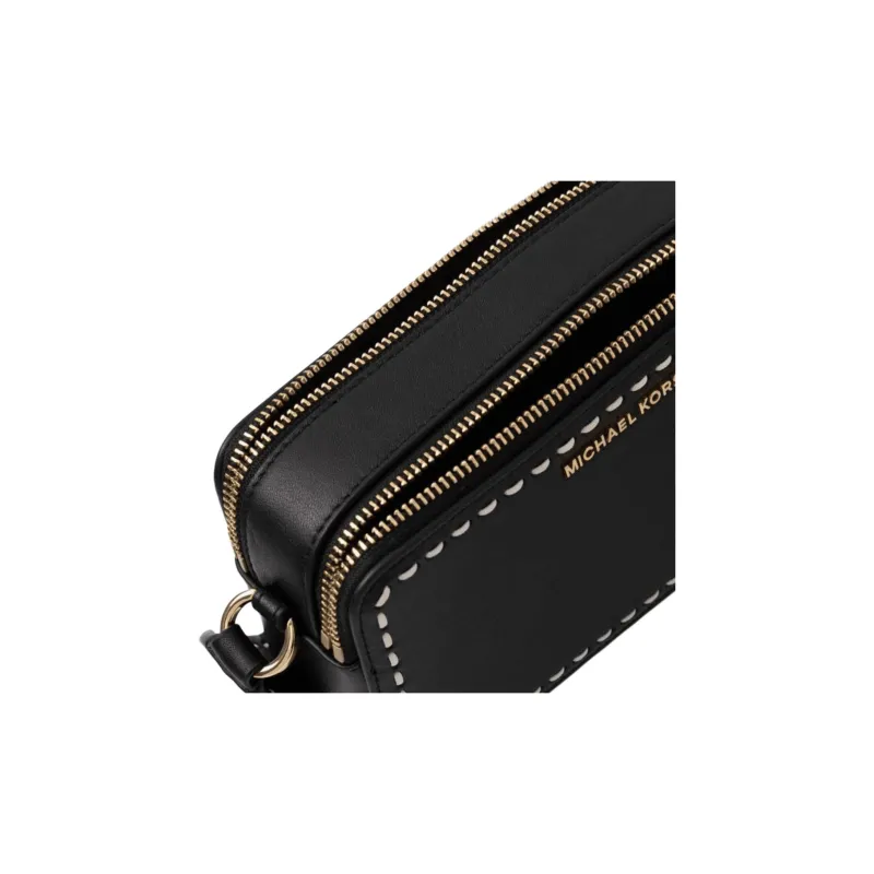MICHAEL KORS Calfskin Crossbody Bag Shoulder Bag Women's Black-3