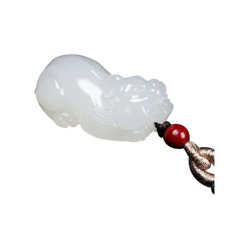 KUNYUYAO Hetian Jade Pendants Green Jade Unisex-11
