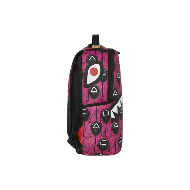 SPRAYGROUND Artificial Leather Backpack Unisex Pink-2