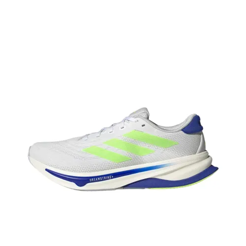 Adidas SUPERNOVA SOLUTION 2 Slip Resistant Low Top Running Shoes Men's Cloud White