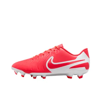 Nike Tiempo Legend 10 Club MG Rubber Short Studs Anti Slip Wear Resistant Soccer Shoes Men's Red White