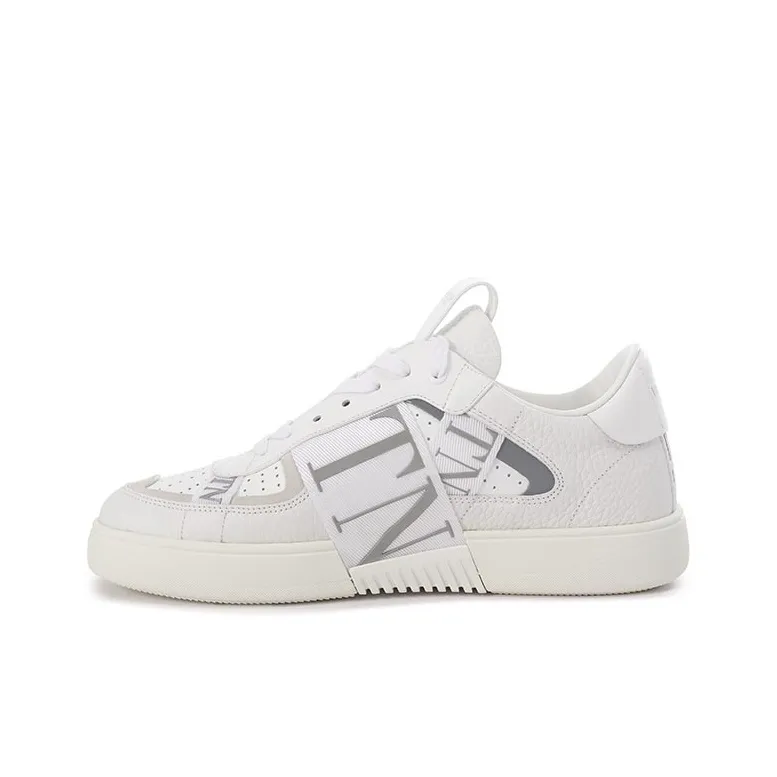 Valentino VL7N Low Top Casual Shoes Men's White Platform-0
