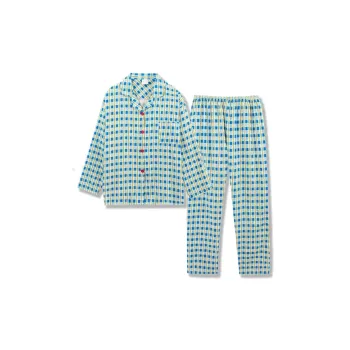 XIAFENYAN Pajama Set Women's Blue