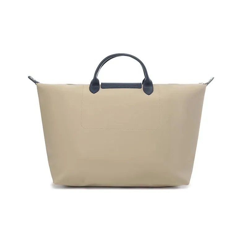 LONGCHAMP Le Pliage Collection Fabric With Leather Shoulder Bag Crossbody Bag Handbag Women's Light Umber-1