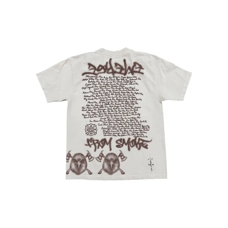 Travis Scott SS25 T Shirt Unisex Light Gray-1
