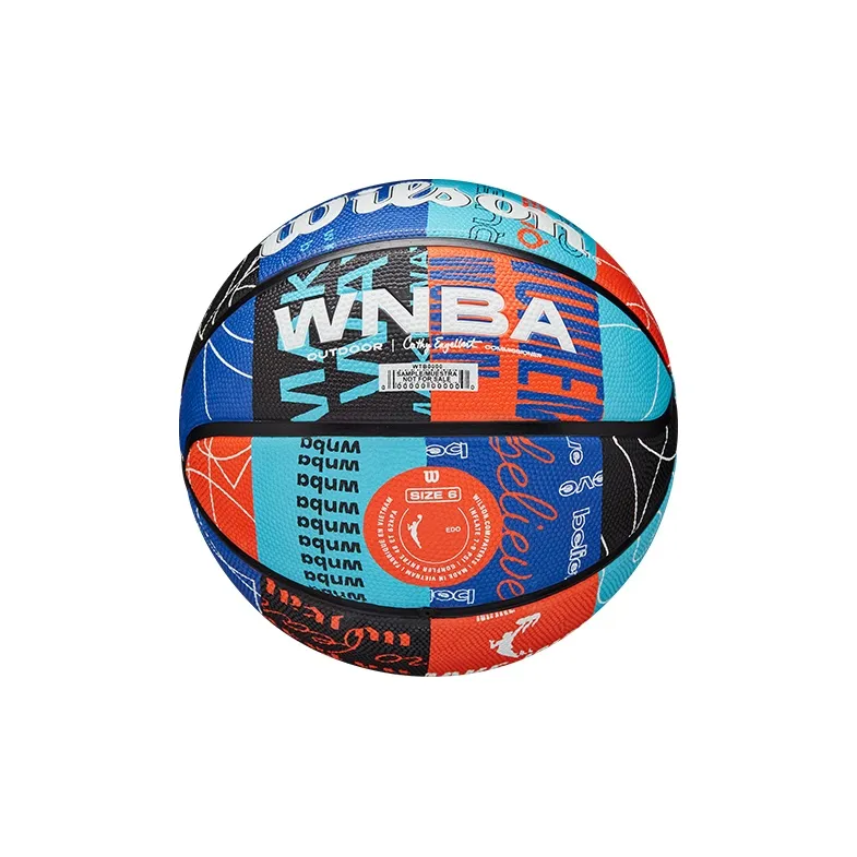 Wilson WNBA PU Basketball Multicolor Patchwork Size 6 Ball Training Unisex-2