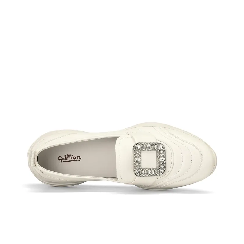 GOLDLION Loafers Women's White-7