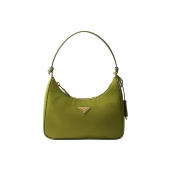 PRADA Re Edition Recycled Polyamide Hobo Bag Handbag Mini Women's Ivy