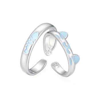 Goran S925 Ring Couple Couple Rings Unisex