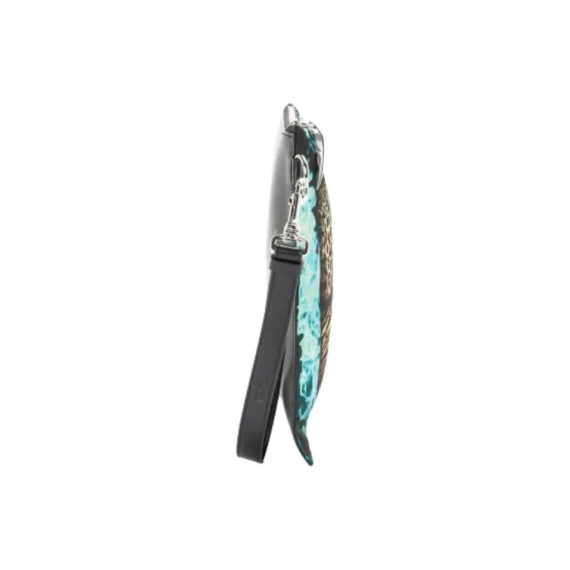 Roberto Cavalli Calfskin Clutch Men's Multicolor-2