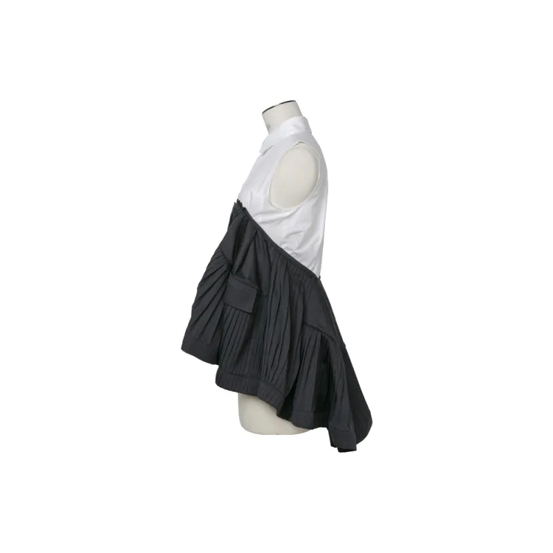 Sacai Panelled Blouse-2