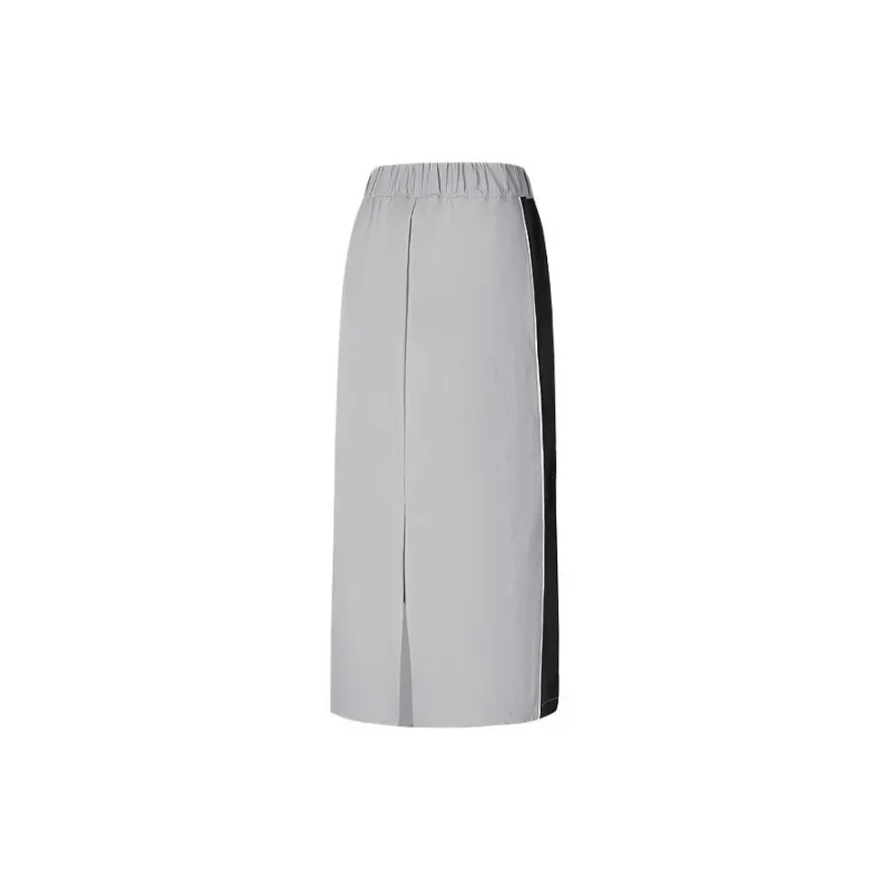 Skechers Skx Classic Sports Series Casual Long Skirts Women's Ultimate Gray-1