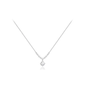 KUMET Sterling Silver Necklaces Women's Anniversary Love Confession Box