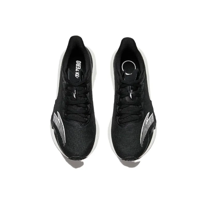 Anta Horsepower 5.0 Cushioning Support Rebound Low Top Training Running Shoes Men's Black White-2