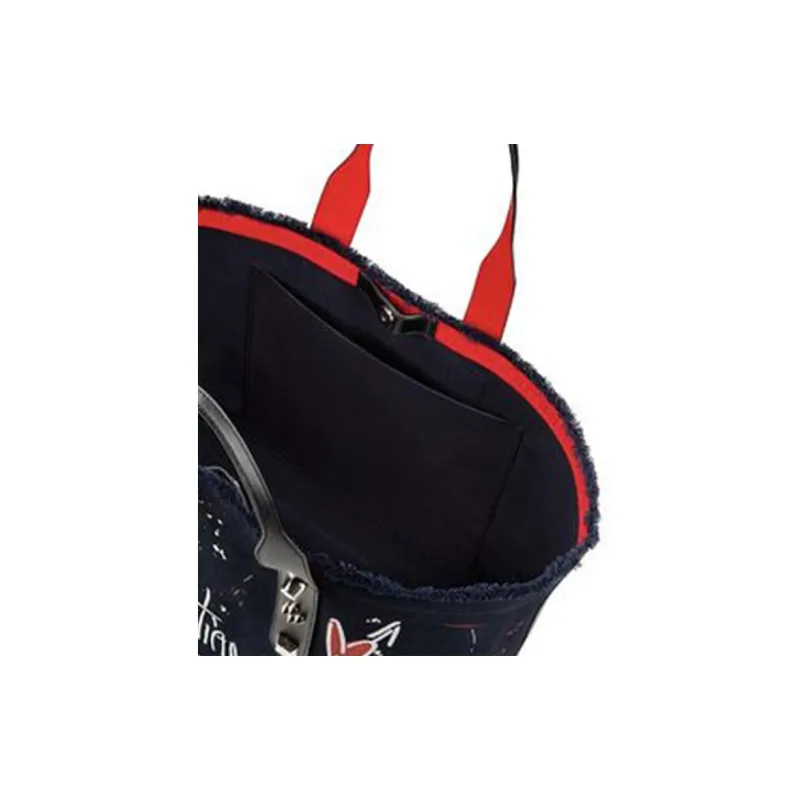 CL LUBOTING Canvas Shoulder Bags Handbags Women's Black-5