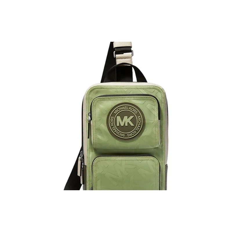 MICHAEL KORS Kent Nylon Crossbody Bag Shoulder Bag Men's Green-3