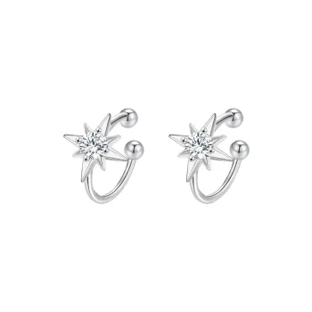 MONI JEWELLERY S925 Silver Clip On Earrings Women's