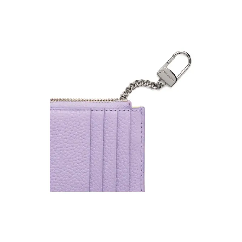 MARC JACOBS The Leather Top Zip Wallet-3