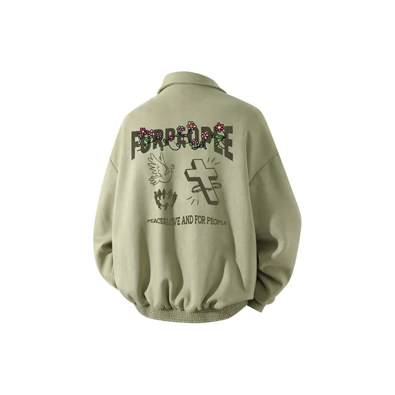 FAX FOR FMACM Jackets Coats Unisex Matcha Green-1