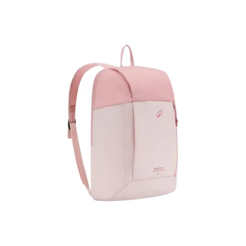 DECATHLON Polyester Backpack Women's Quartz Pink & Sweet Pink & Granite Pink