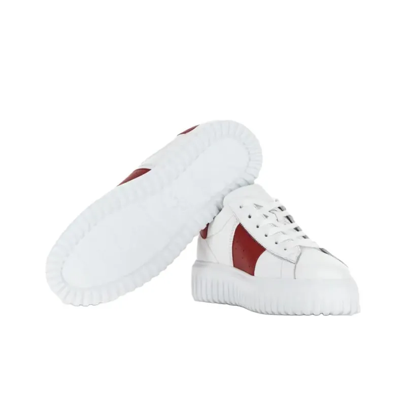 HOGAN H Stripes Low Top Casual Shoes Men's Red-5