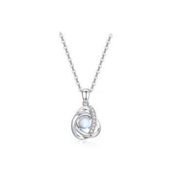 Brilliant Heart S925 Necklaces Women's