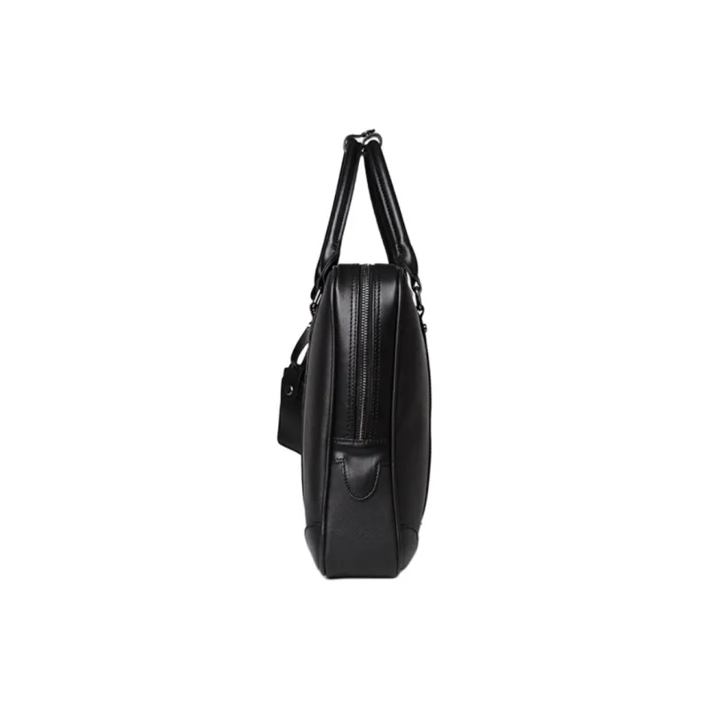 DOSRFINI PU Handbag Men's Black-2