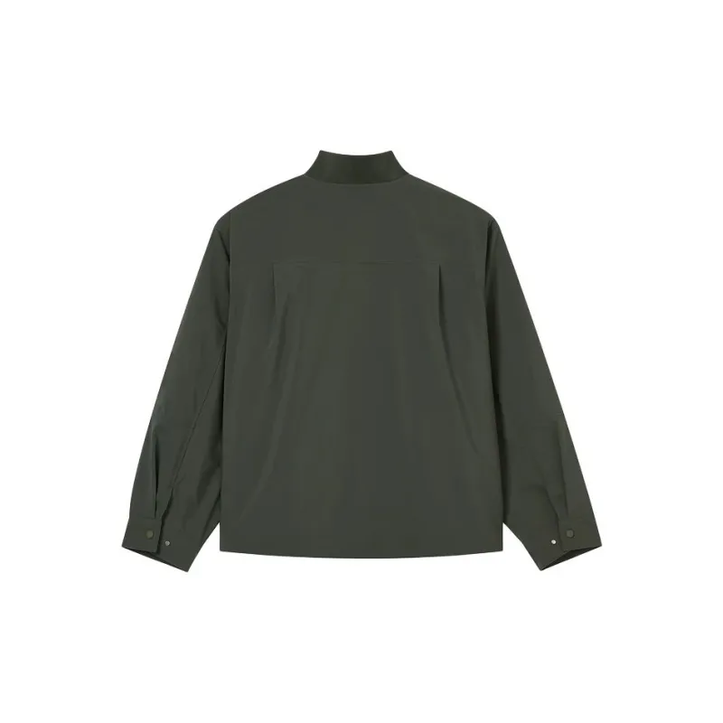 LACOSTE Jacket Women's Stone Black Green-1