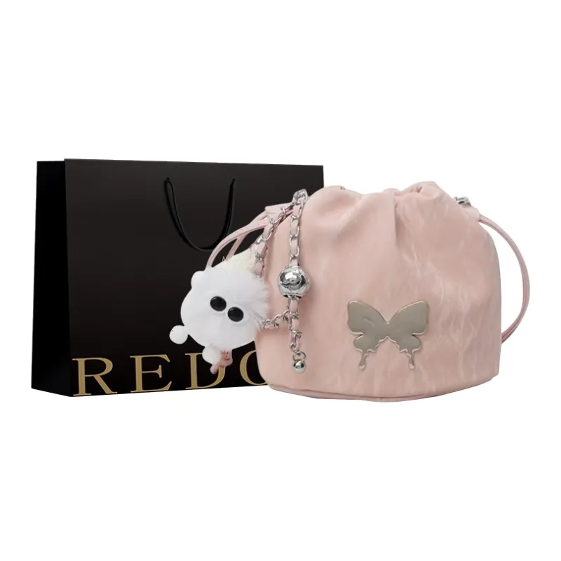 REDOO PU Crossbody Bag Shoulder Bag Women's White/Pink/Black/Silver/Green-15