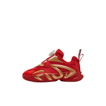 FILA KIDS BOA Anti Slip Wear Resistant Low Top Kids' Running Shoes Red/Gold Children Aged 3 7 Years Old