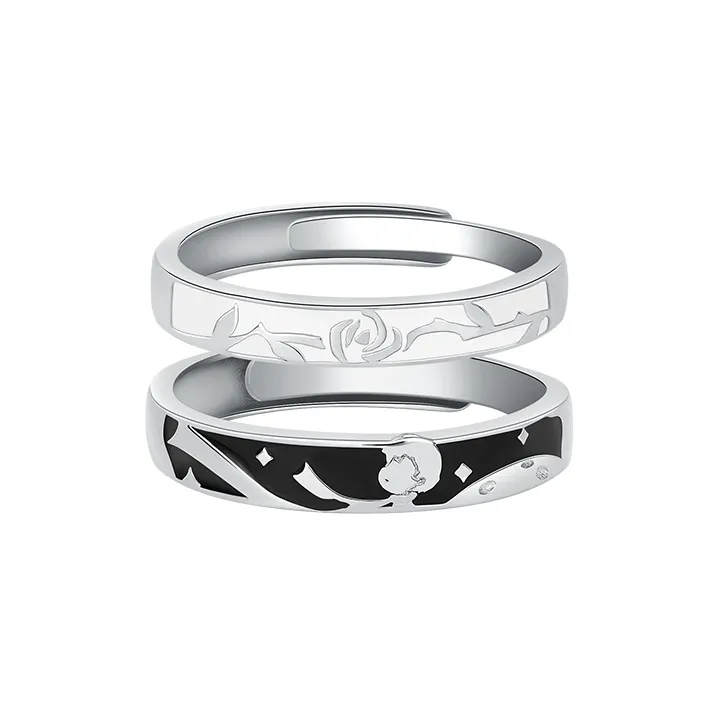 Lady Go Sterling Silver Rings Unisex-0
