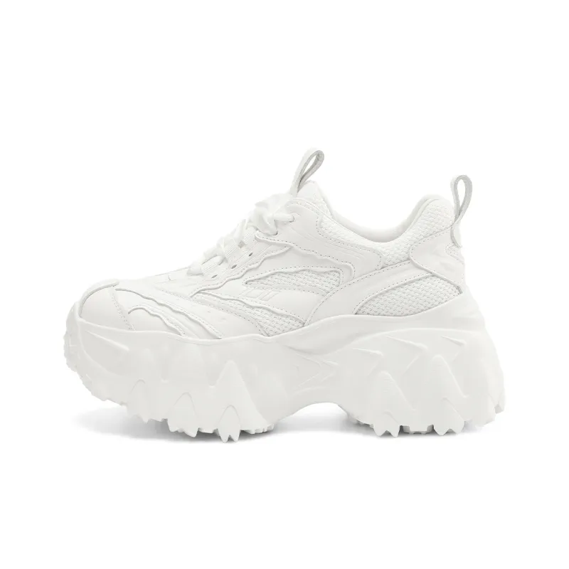 Rosa Bianca Lightweight Height Increasing Low Top Chunky Sneakers Women's-0