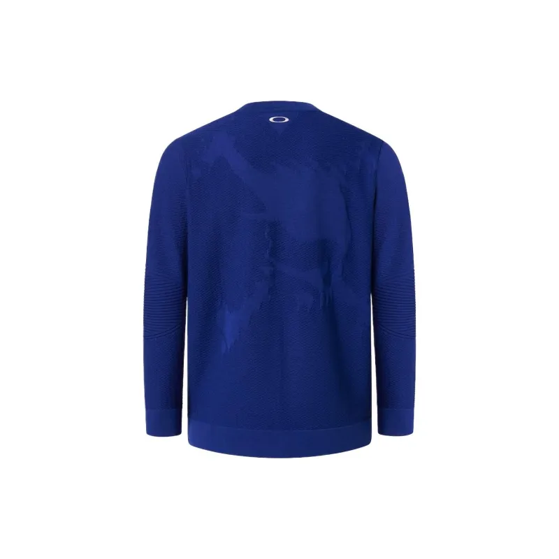 Oakley Skull Surface Sweater Crew Sweater Men's Blue-1
