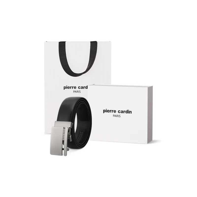 PIERRE CARDIN Cow Leather, Father, Father in Law, Dad Belt Box Men's 3.5cm-18