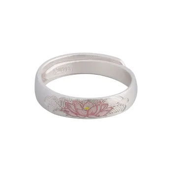 OWNREWARDS 999 Fine Silver Rings Women's