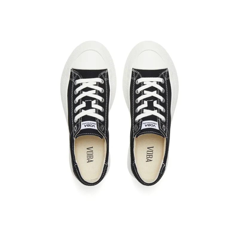 VOBA Cushioning Coverage Balance Support Abrasion Resistant Lightweight Slip Resistant Low Top Canvas Shoes Unisex-3