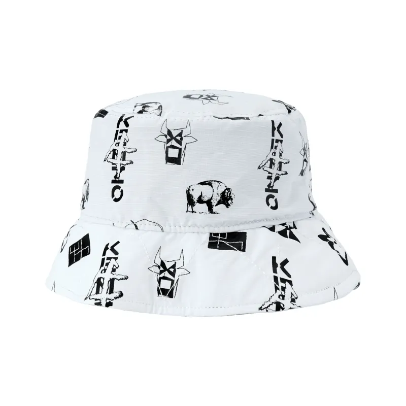 KENZO Bucket Hats Unisex Ecru-1