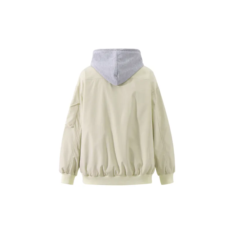 TITH Jackets Coats Unisex Burgundy-5