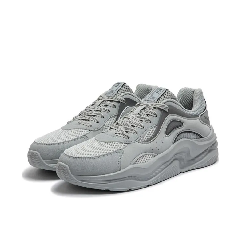 361° Cloud Comfort 5 Slip-Resistant Cushioning Breathable Low-Top Casual Shoes Men's Gray-2