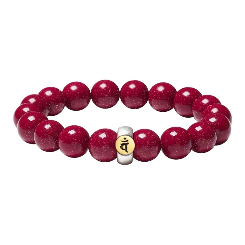 LIANGYUXI Cinnabar Jade Bracelets Unisex-10