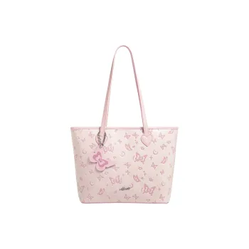 AILUXI Synthetic Leather Tote Regular Women's Cherry Blossom Pink