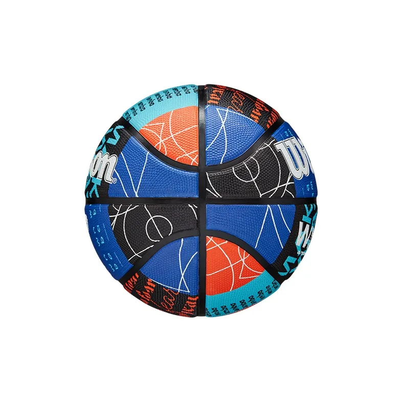 Wilson WNBA PU Basketball Multicolor Patchwork Size 6 Ball Training Unisex-4