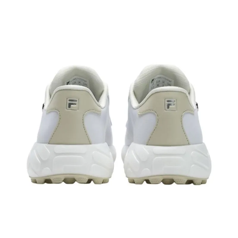 FILA GF DRIVER Anti Slip Wear Resistant Low Top Golf Shoes Women's White-4