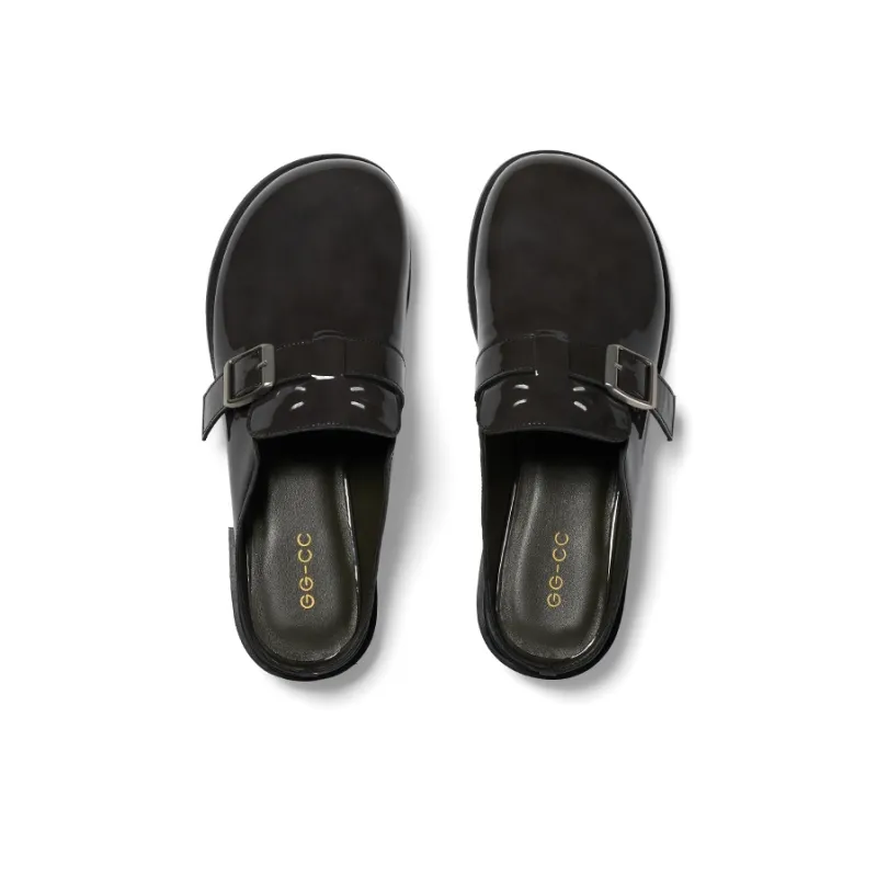 GG CC Slip Resistant Low Top Slip on Outdoor Flat Closed Toe Slippers For Women's Women's-1