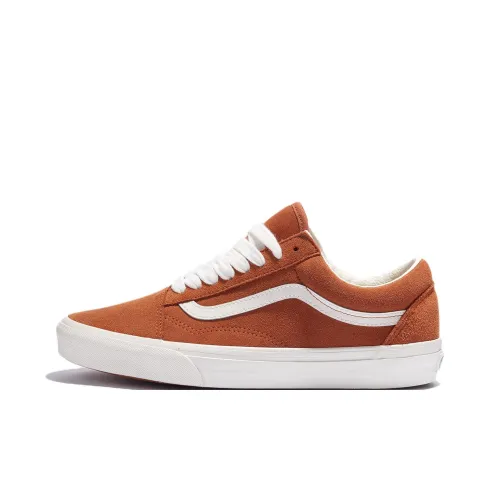 Vans Old Skool Anti Slip Wear Resistant Low Top Skateboard Shoes Unisex Brown