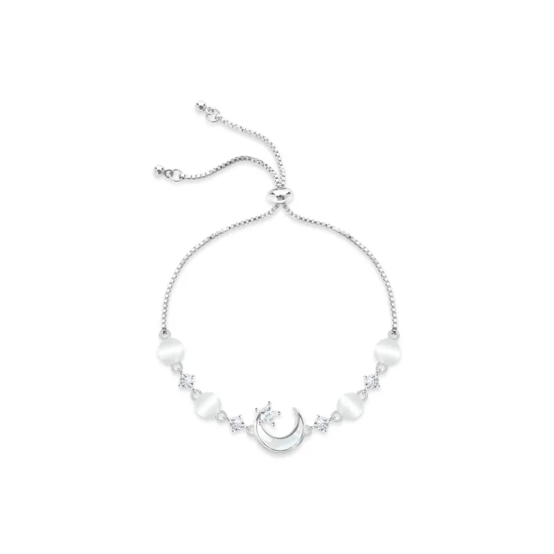 Star Treasures Glass Cat Eye Bracelets Women's-0
