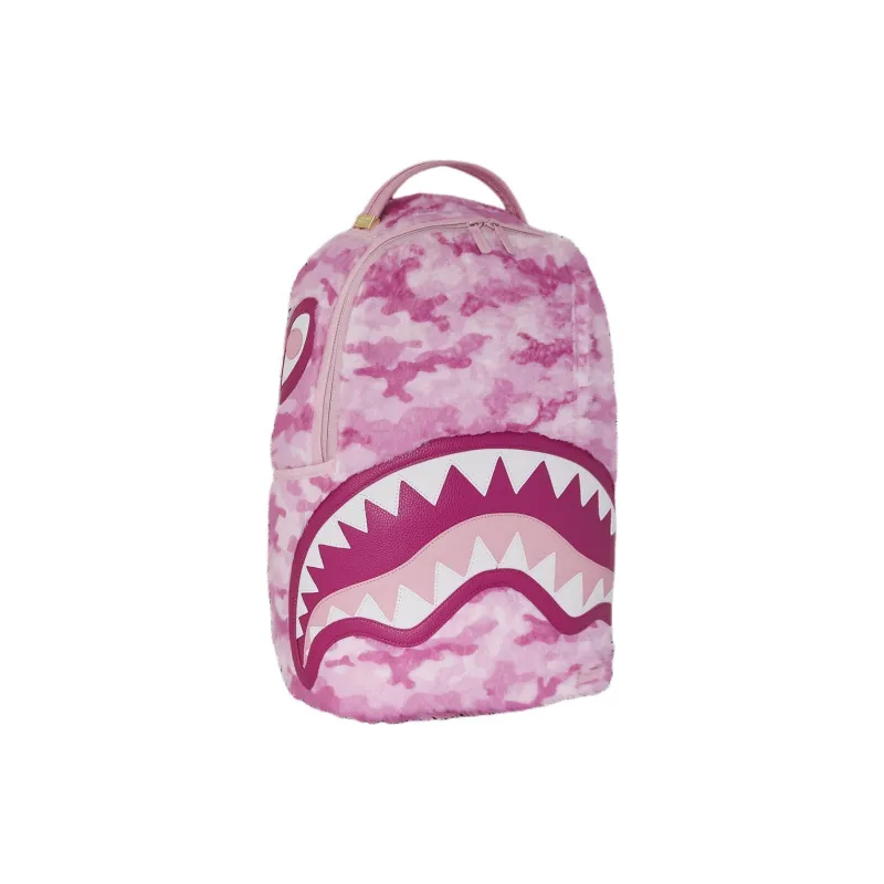 SPRAYGROUND Artificial Leather Backpack Unisex Pink-4